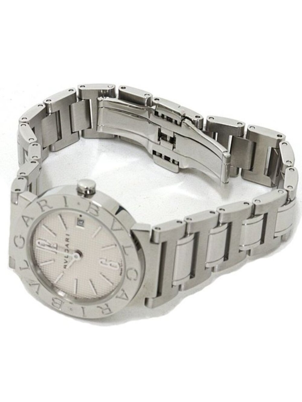 ★SOLD★ Bvlgari Watch Silver Dial SS Quartz Polished Finished - Picture 3 of 6
